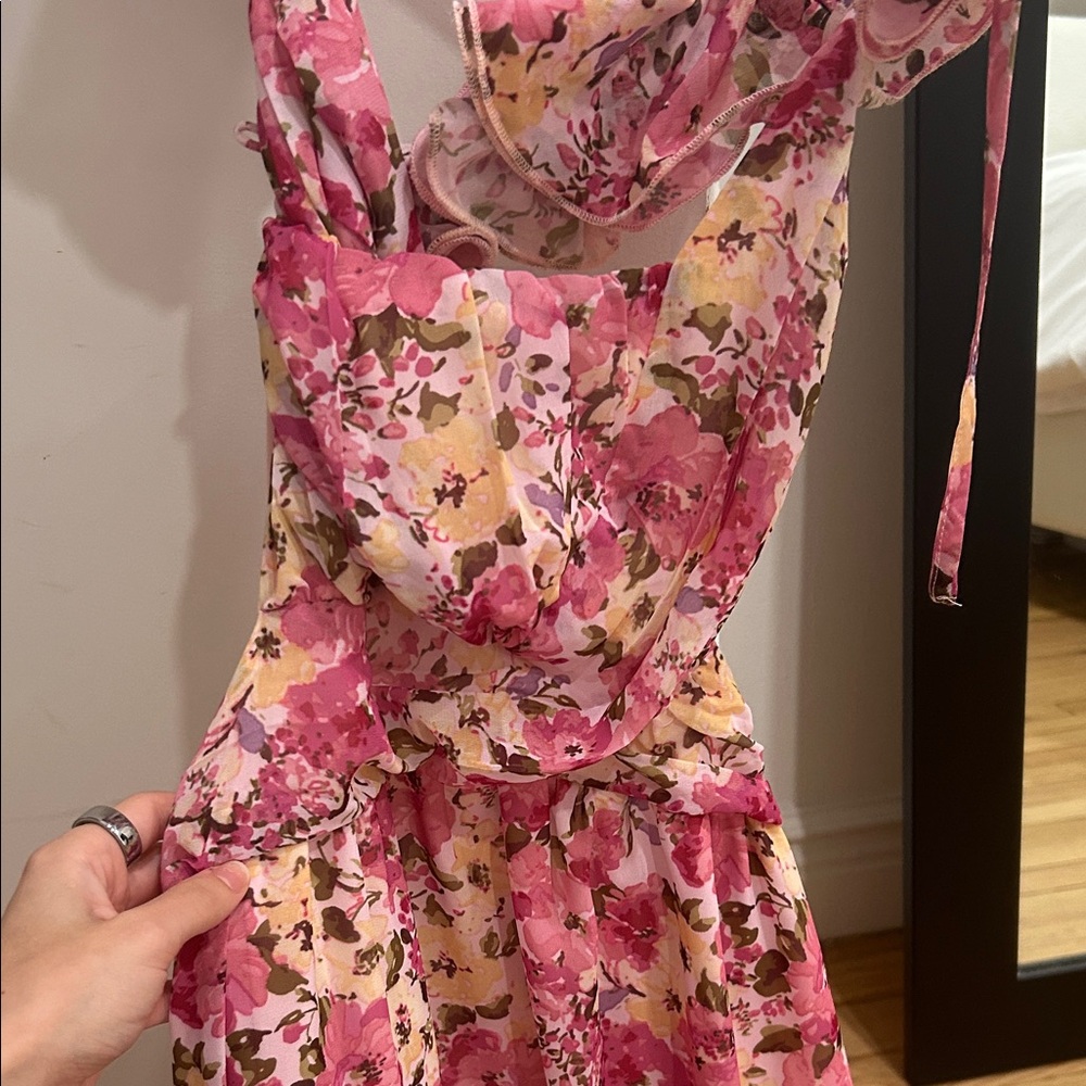 Storia Floral Pink Dress